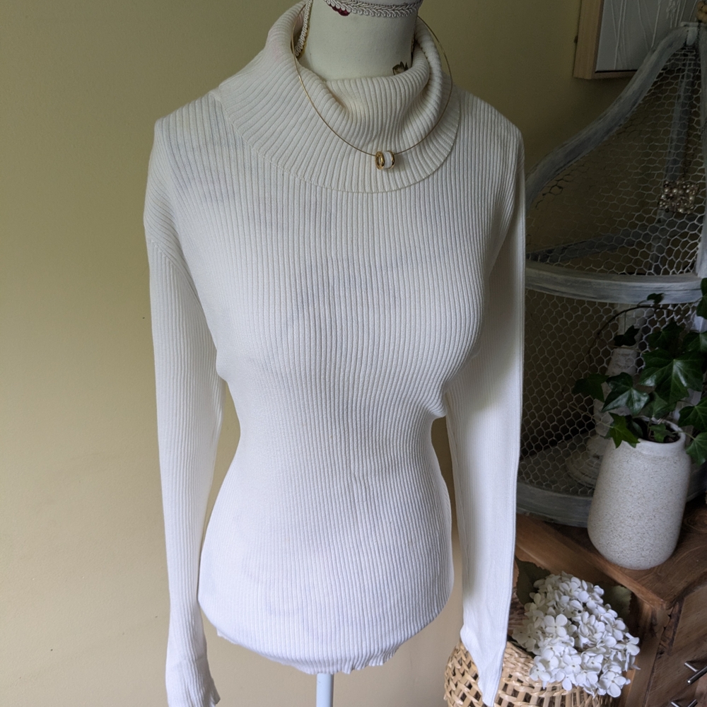 Nomi Cream Cowl Neck Sweater